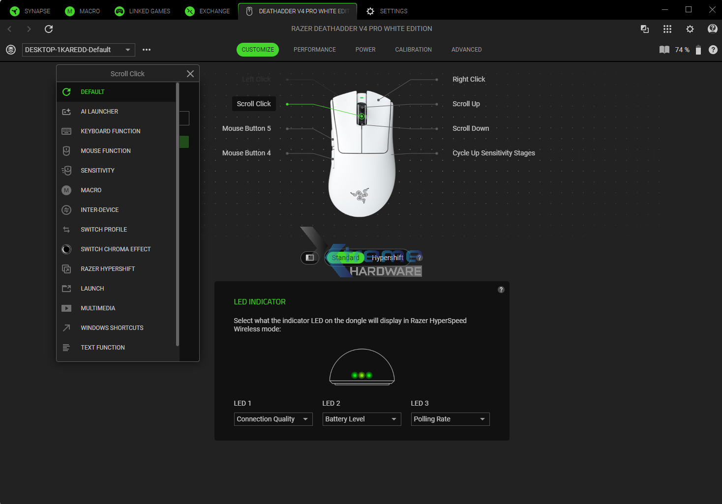 Razer DeathAdder V4 Pro Synapse